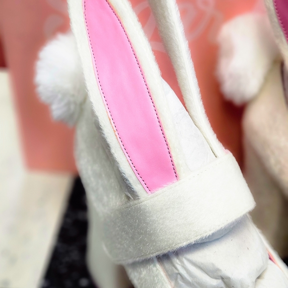 NIB.Sugar Thrillz BUNNY Platform Heels Boots Women's sz 9, faux fur - Picture 2 of 7